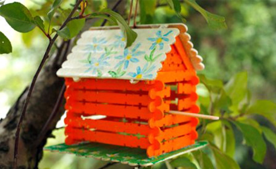 Backdate 4 Skill Stick Bird House - Craft Project Ideas