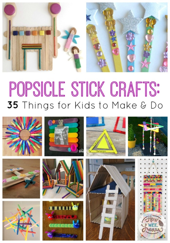 Niche Utama 1 Popsicle Stick Crafts:  Fun Things For Kids To Make & Do - How